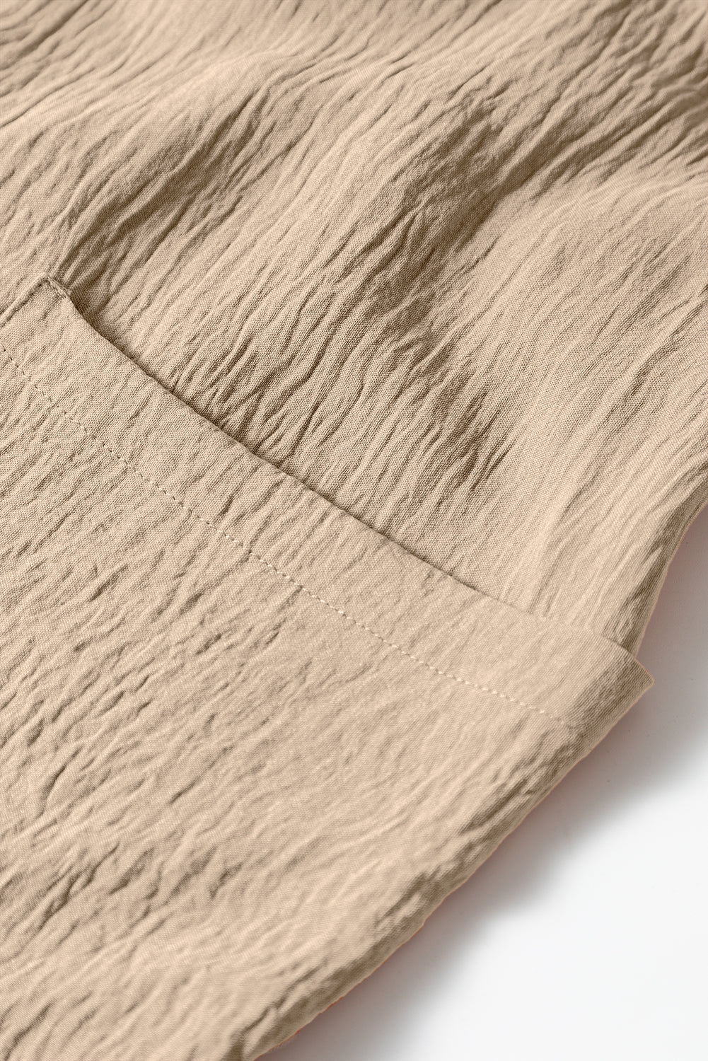 Apricot spaghettiträger taille krawatte weites bein jumpsuit mit taschen