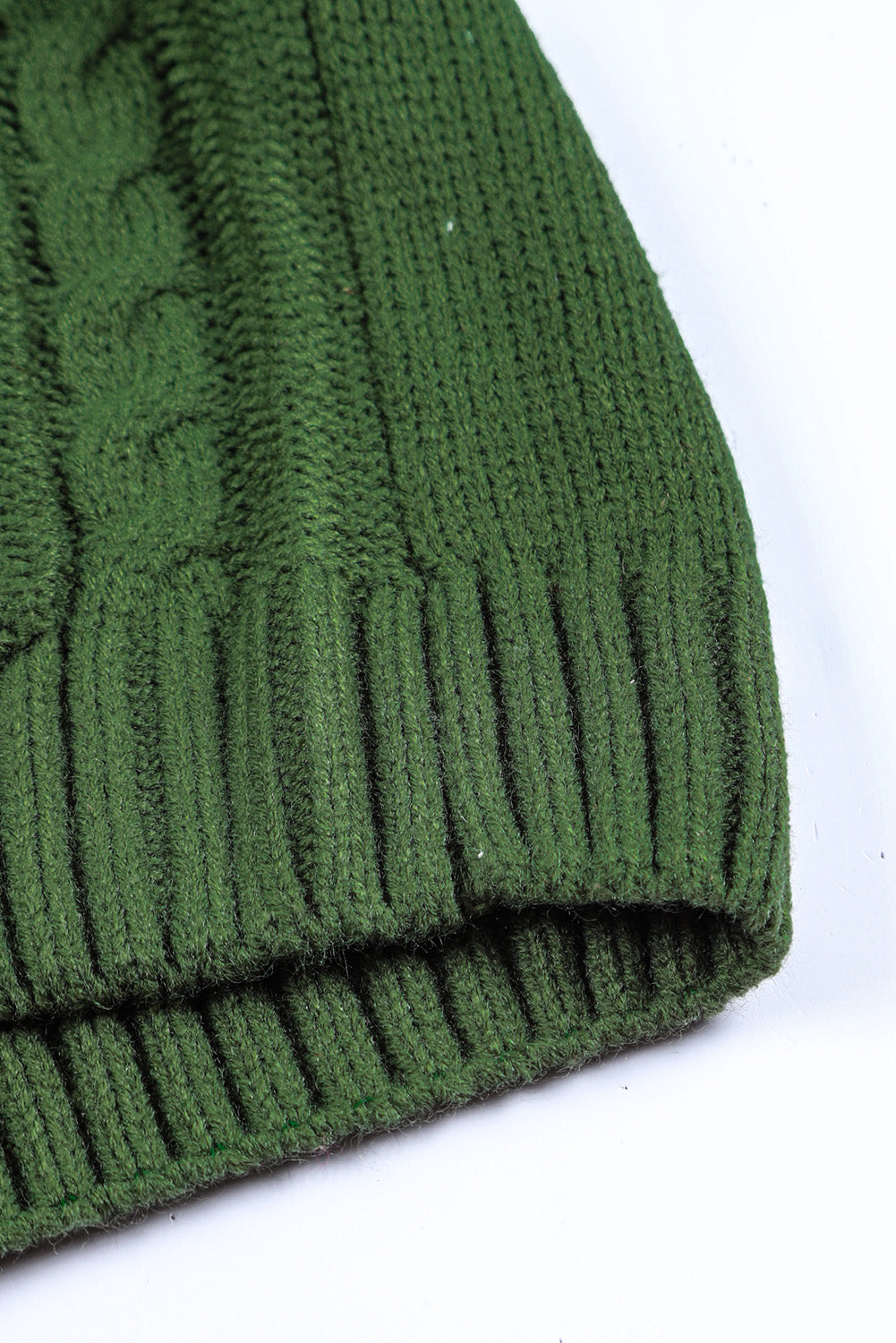 Grün fronttaschen knöpfe strukturierte strickjacke