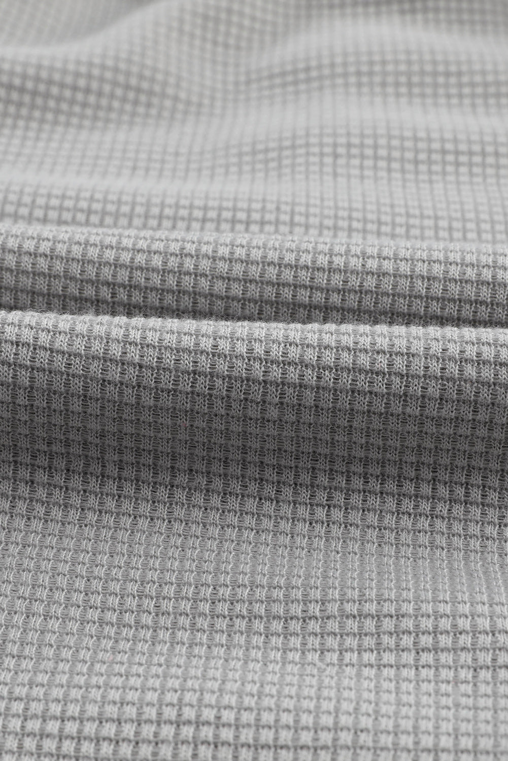 Graue waffelstruktur cargo-taschen-jogger-hose