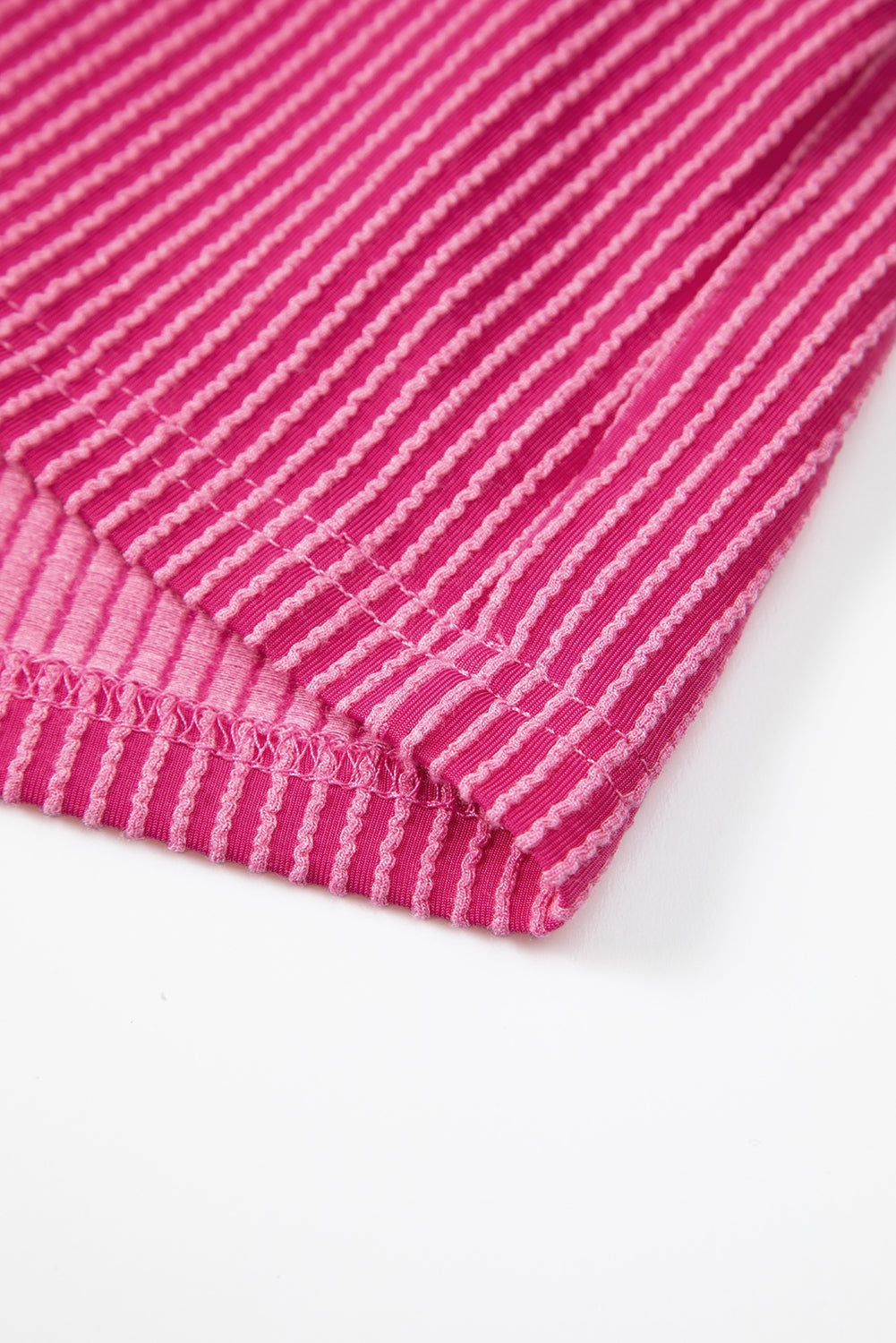 Rosa corded knit pocketed loose fit t shirt