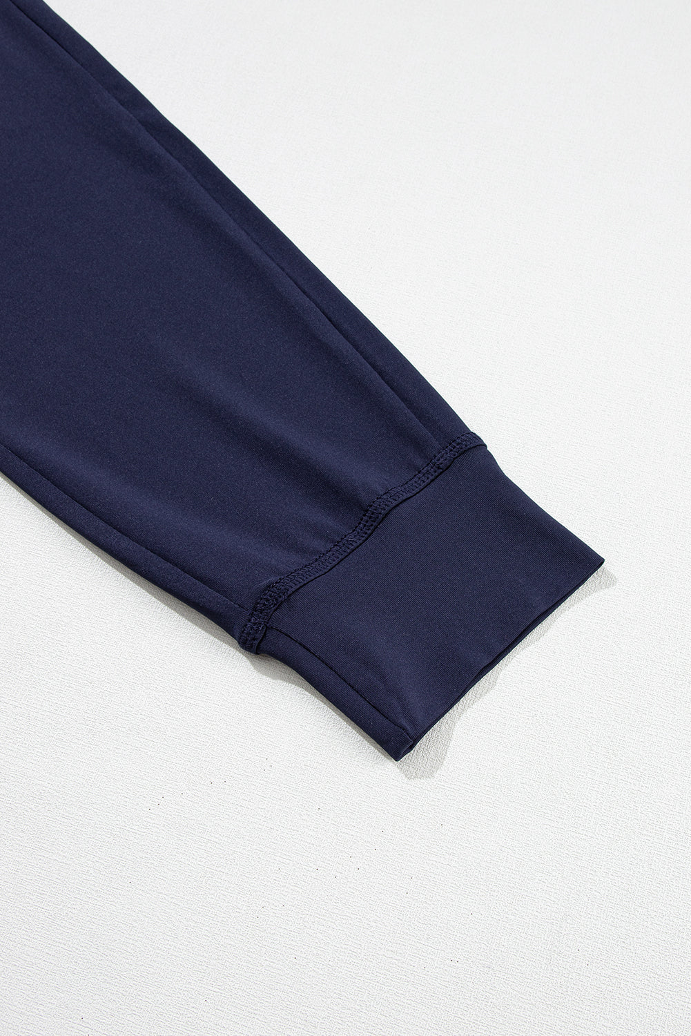 Marineblaue jogginghose mit kordelzug an der taille