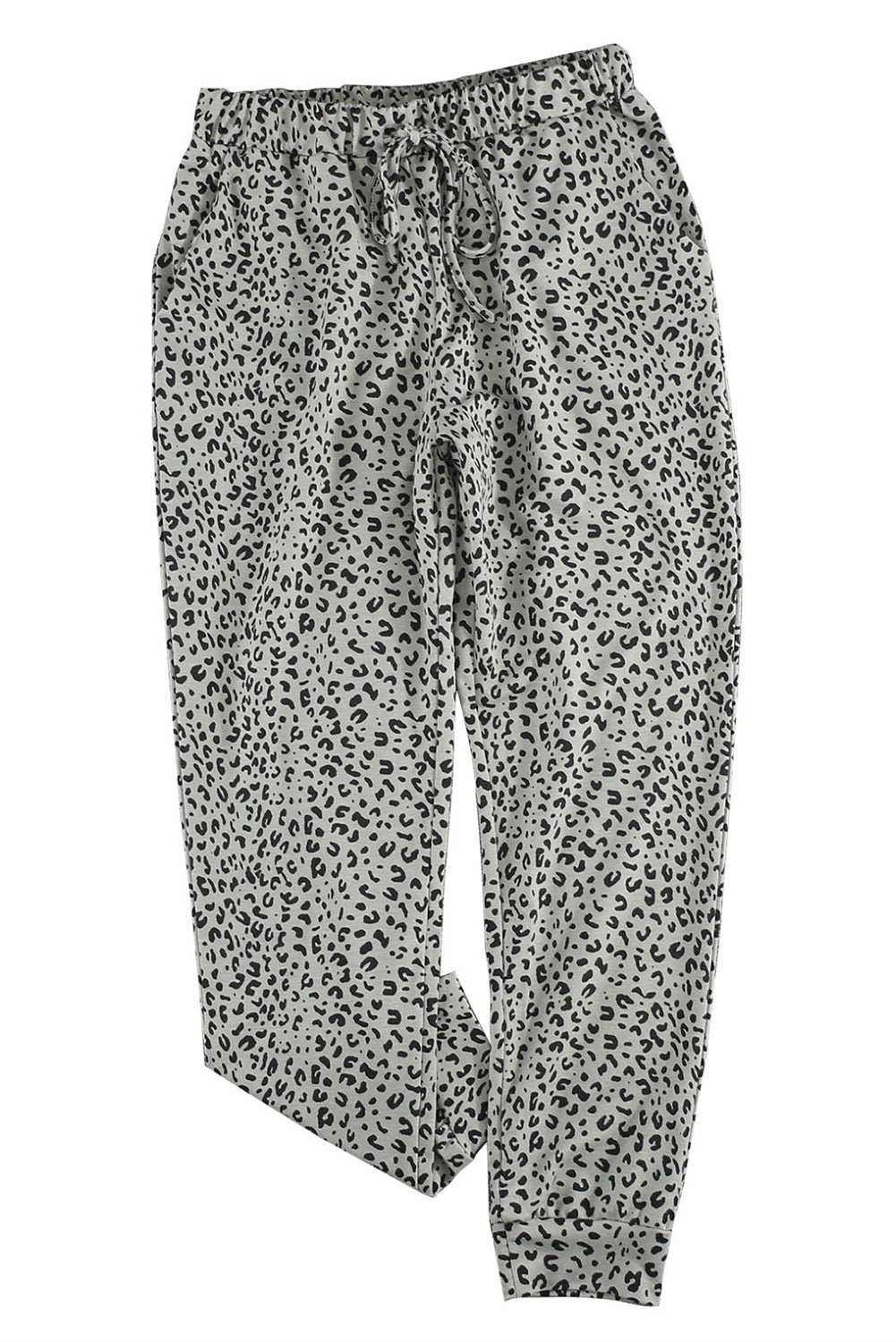 Khaki breezy leopard jogginghose