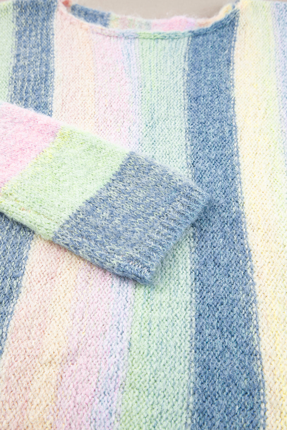 Lila farbe block fransen drop shoulder tunika pullover