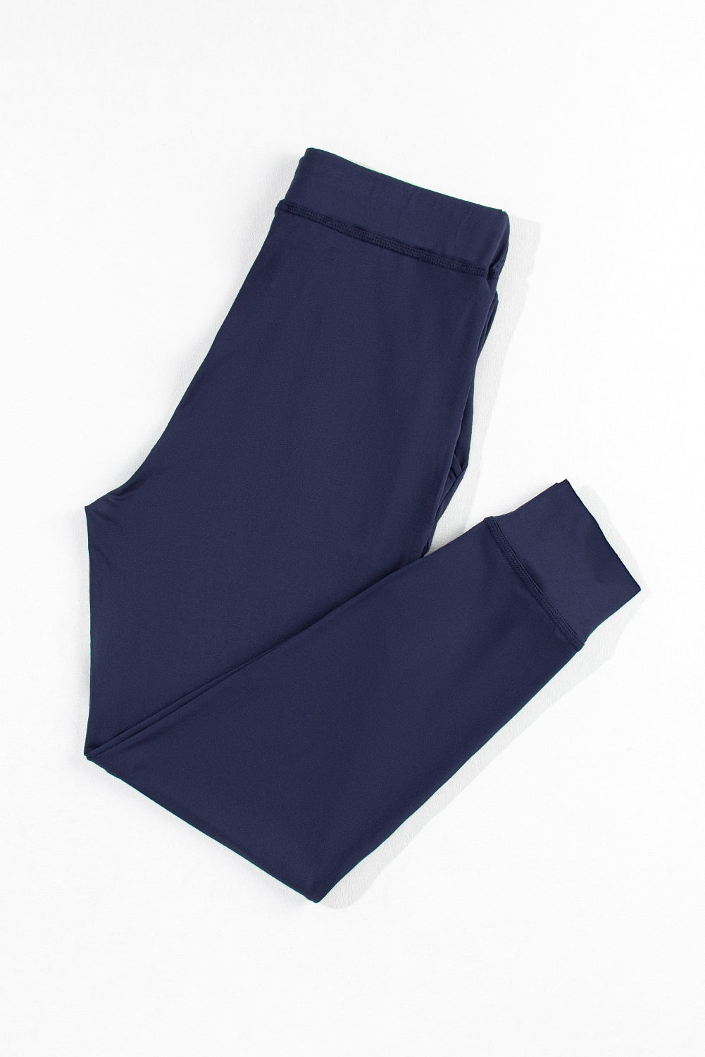 Marineblaue jogginghose mit kordelzug an der taille