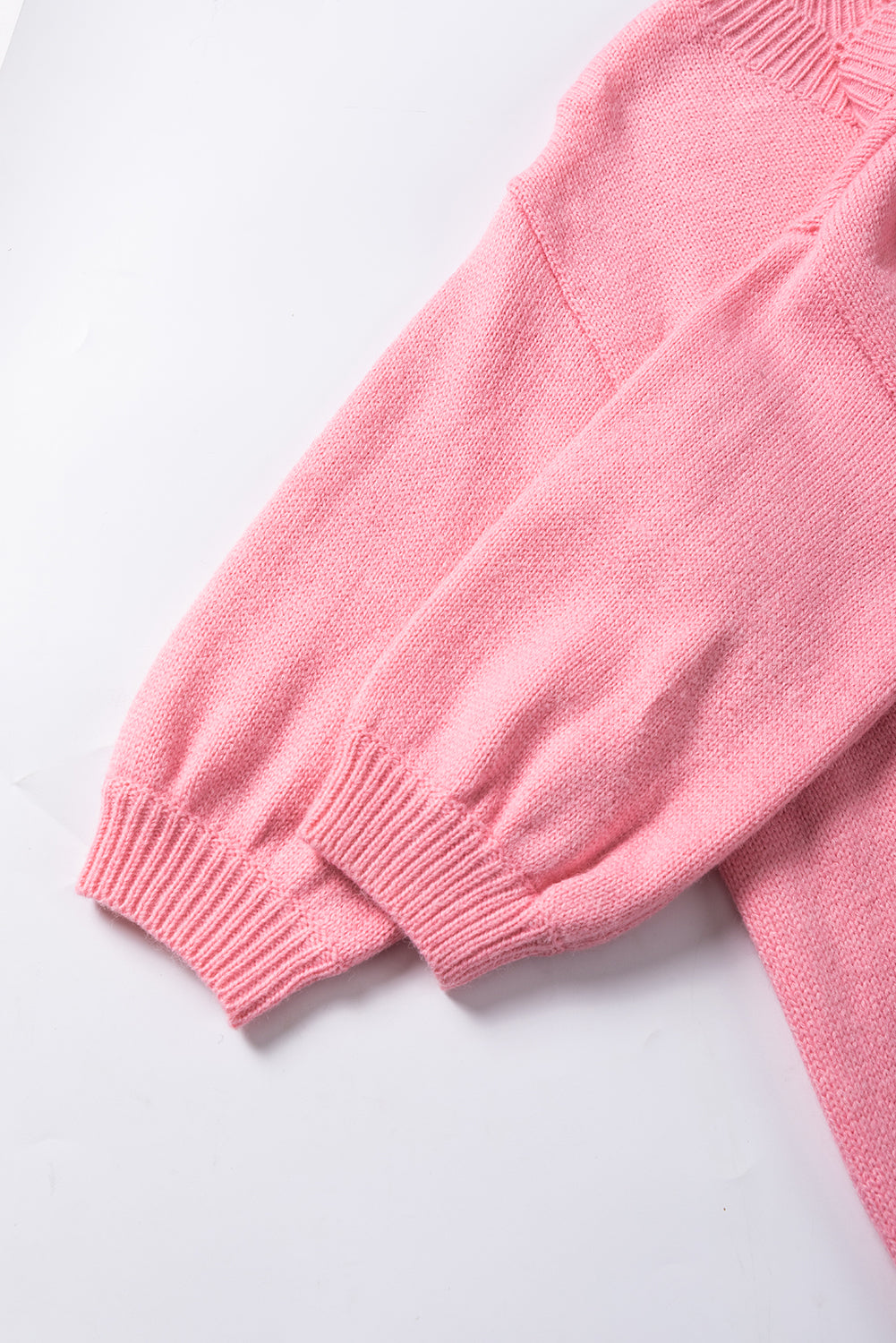 Bonbon mom tinsel front short sleeve pullover