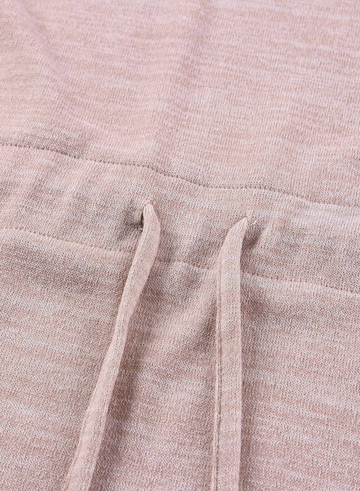 Rosa tunika mit offener vorderseite strickjacke mit taschen