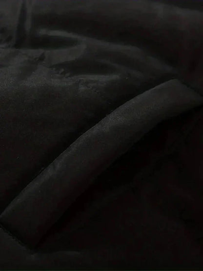 Warme damen-winterjacke mit reißverschluss – wetterfester allrounder