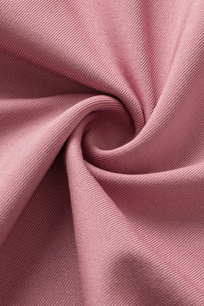 Fushia jogginghose mit kordelzug und taschenträgern