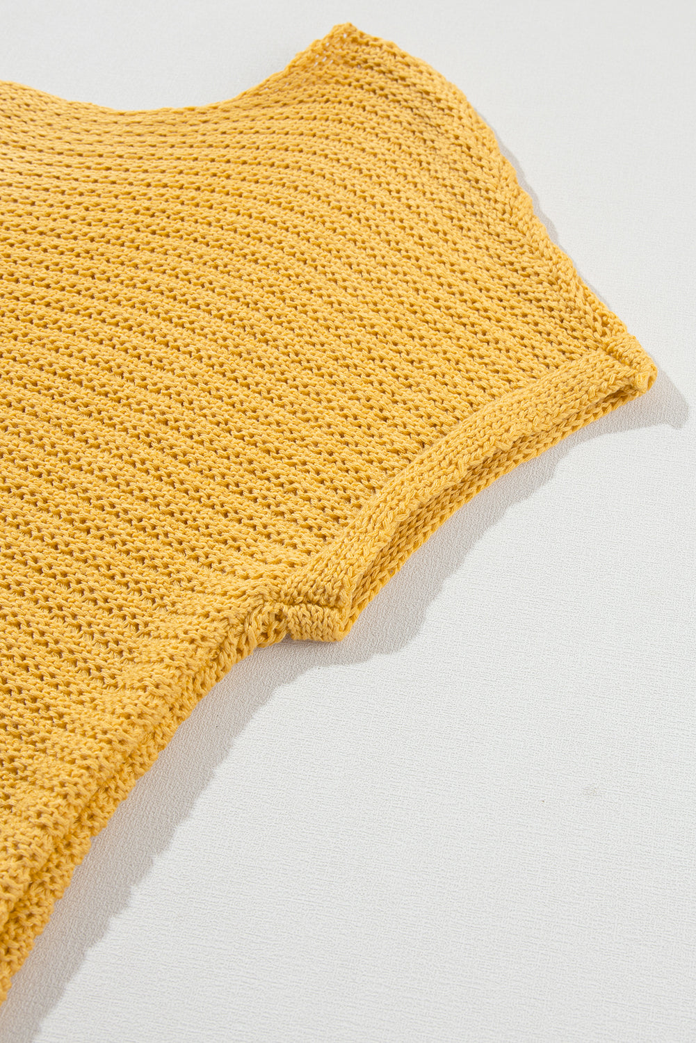 Ginger solid locker gestrickter pullover mit kurzen dolman-ärmeln