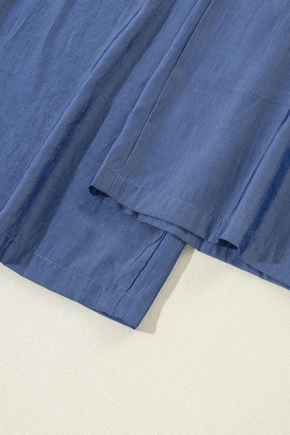 Wild wind belted frilly taille wide leg loose pants