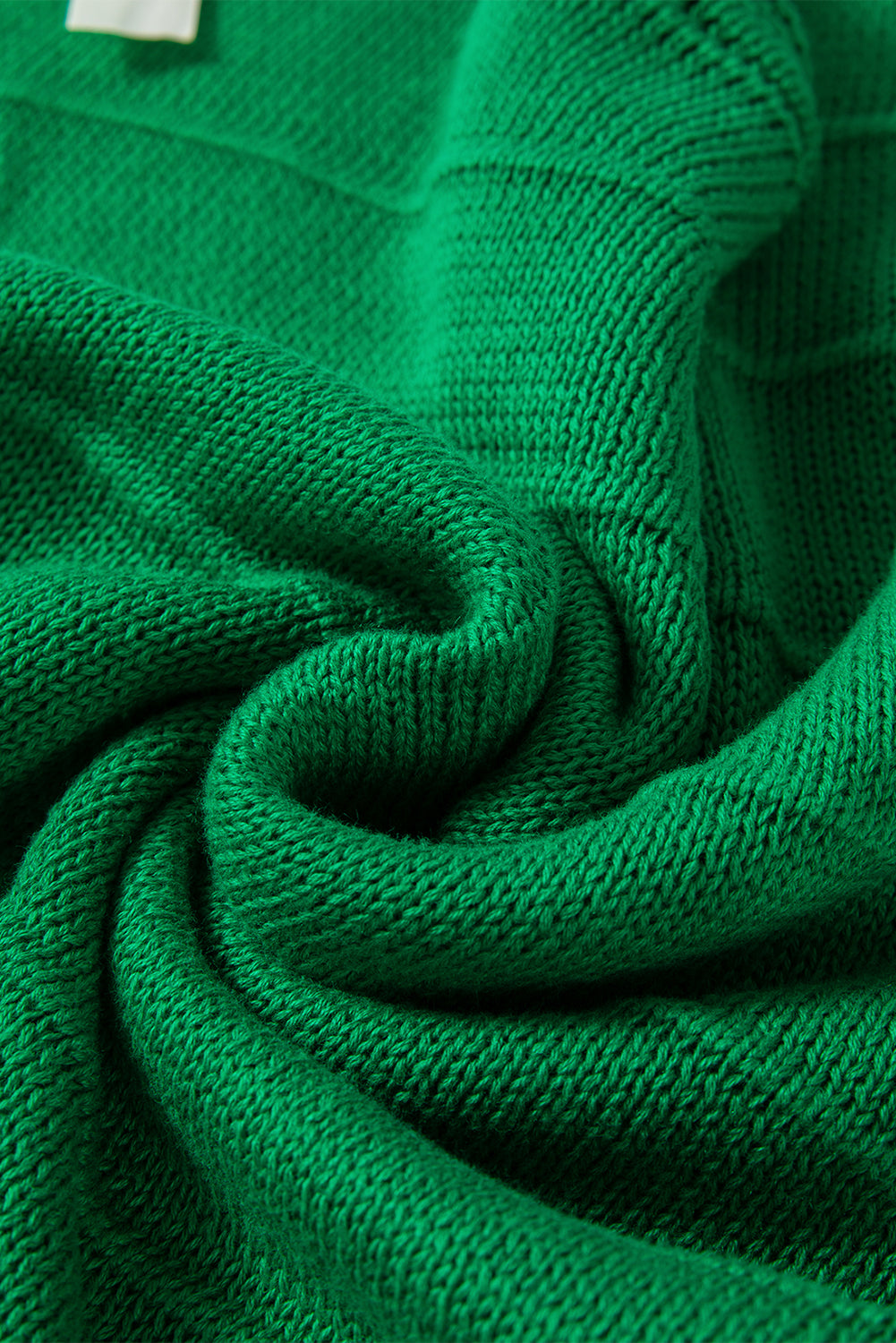 Hellgrüne schleife knoten ausschnitt rundhalsausschnitt loser pullover