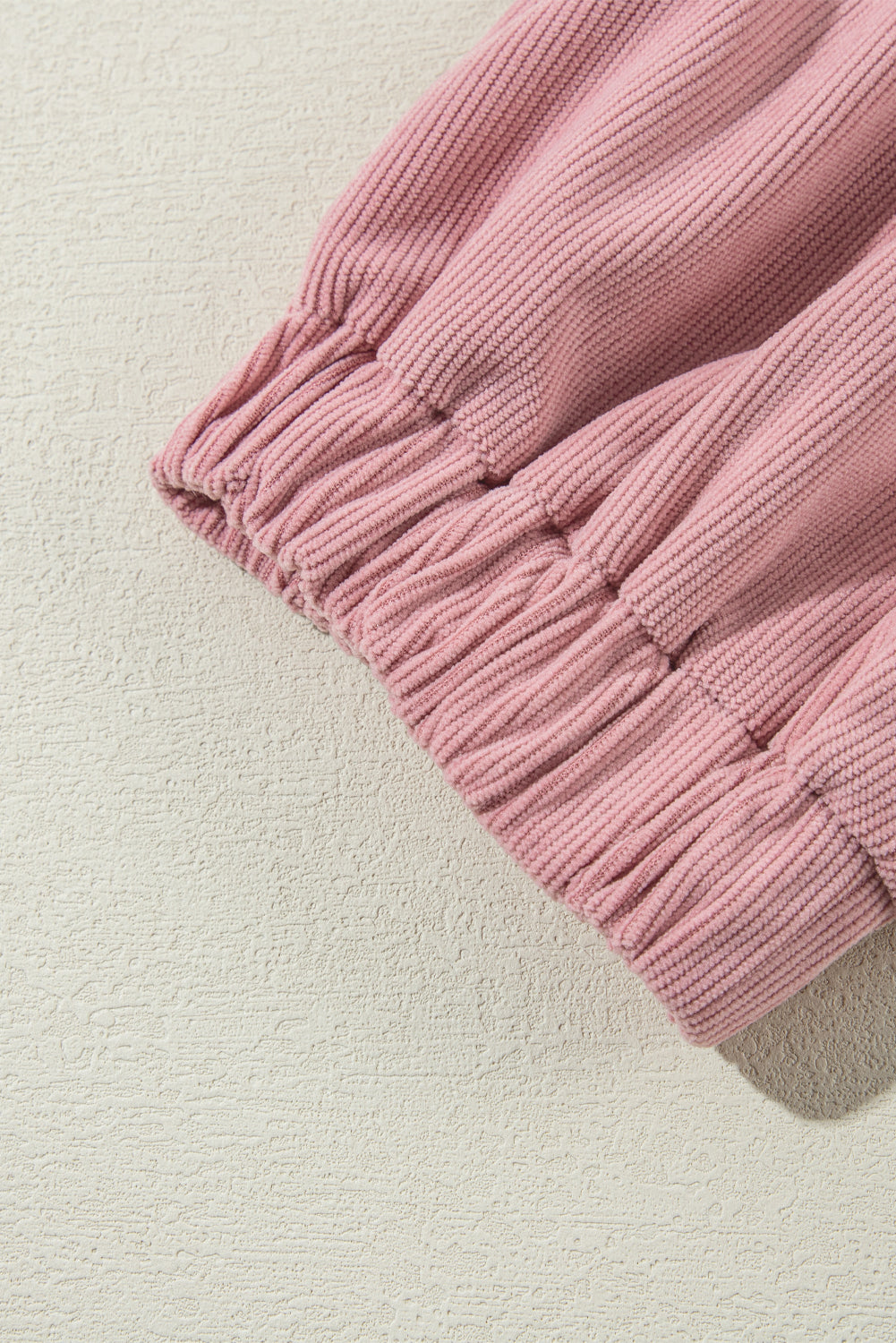 Rosa sherpa patchwork spitze elastische manschette zip up jacke