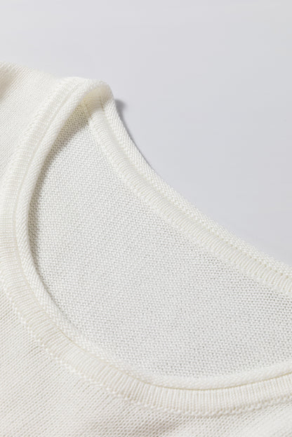 Weißer coffee beach repeat grafik-pullover