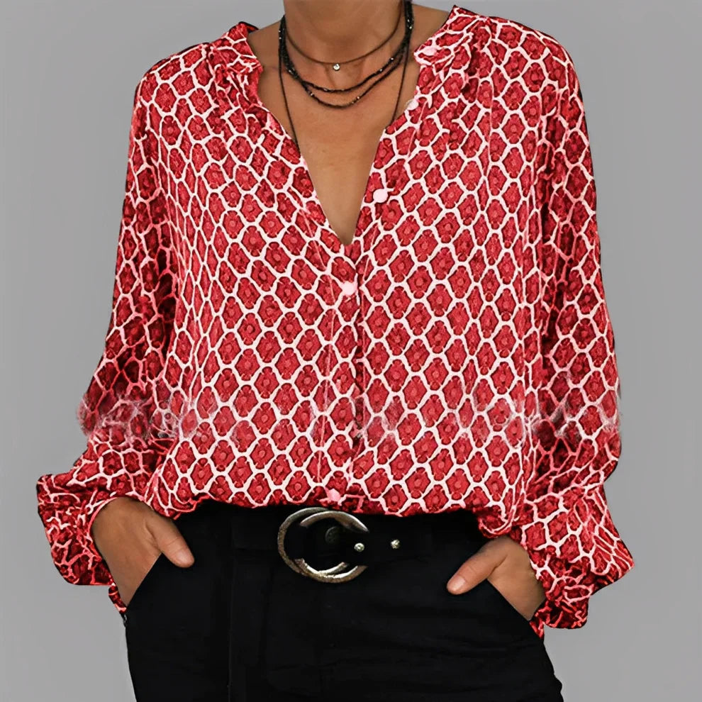 Angelle lässige bluse – damen