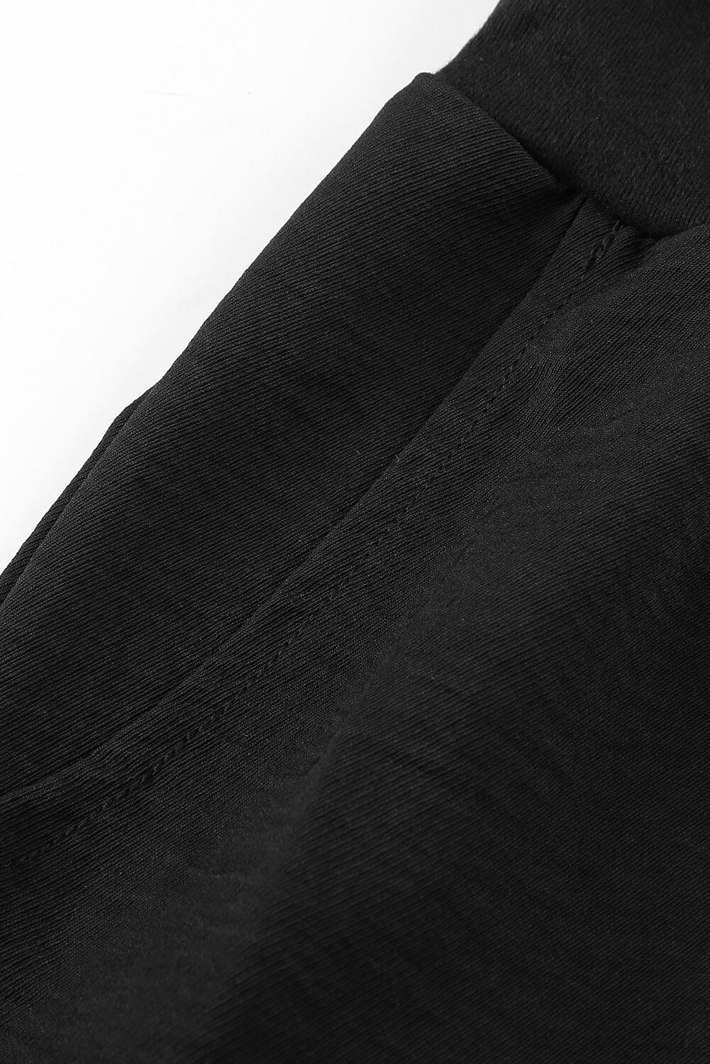 Schwarze pocketed casual jogger