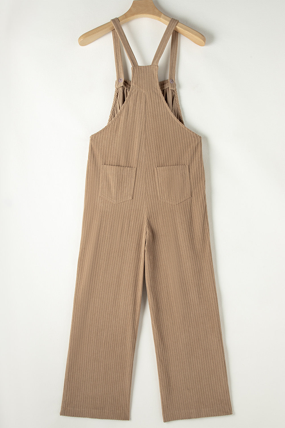 Grauer morn solid pocketed loose fit cord overall