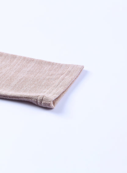 Rosa tunika mit offener vorderseite strickjacke mit taschen
