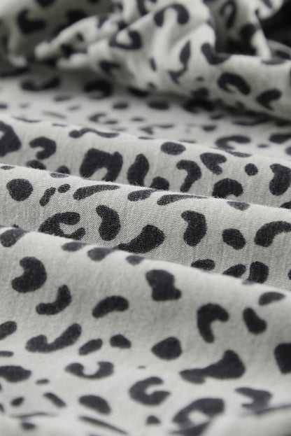Khaki breezy leopard jogginghose