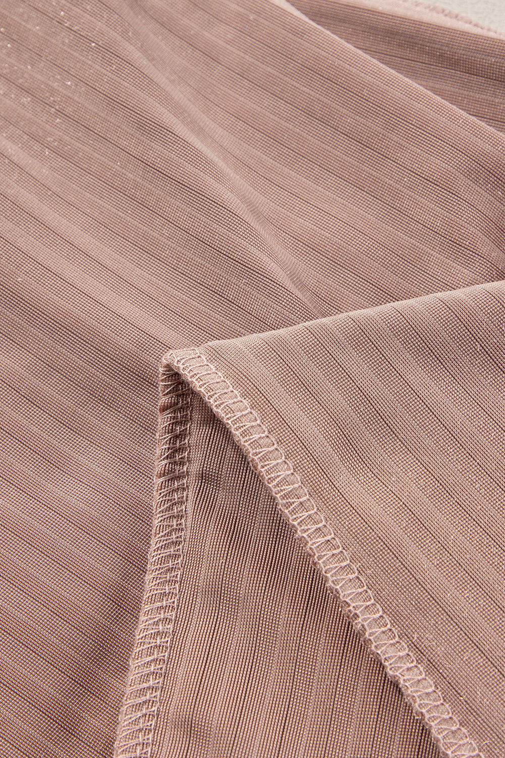Staubrosa uni-hose mit hoher taille und ausgestellter kordhose