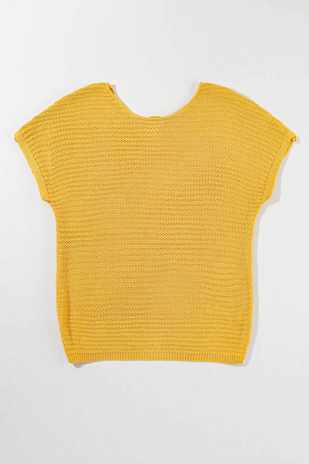 Ginger solid locker gestrickter pullover mit kurzen dolman-ärmeln