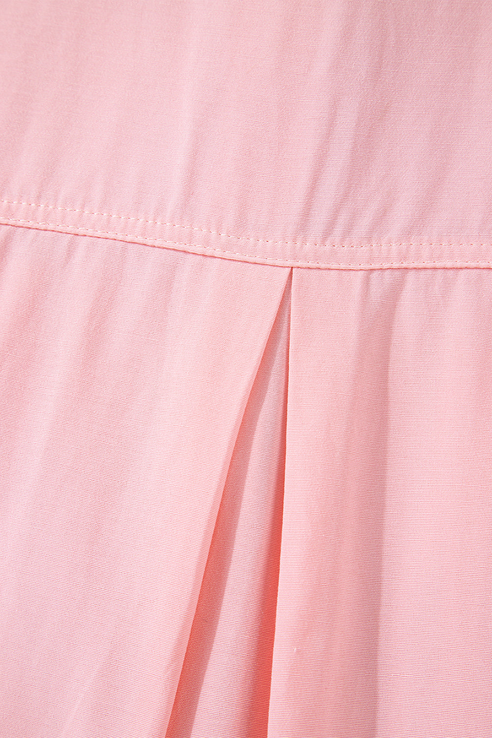 Rosa klappe tasche registerkarte ärmel button-down plus größe shirt