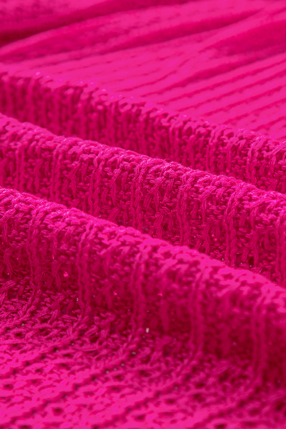 Rose ausgehöhlte armbinde ärmel stricken strickjacke