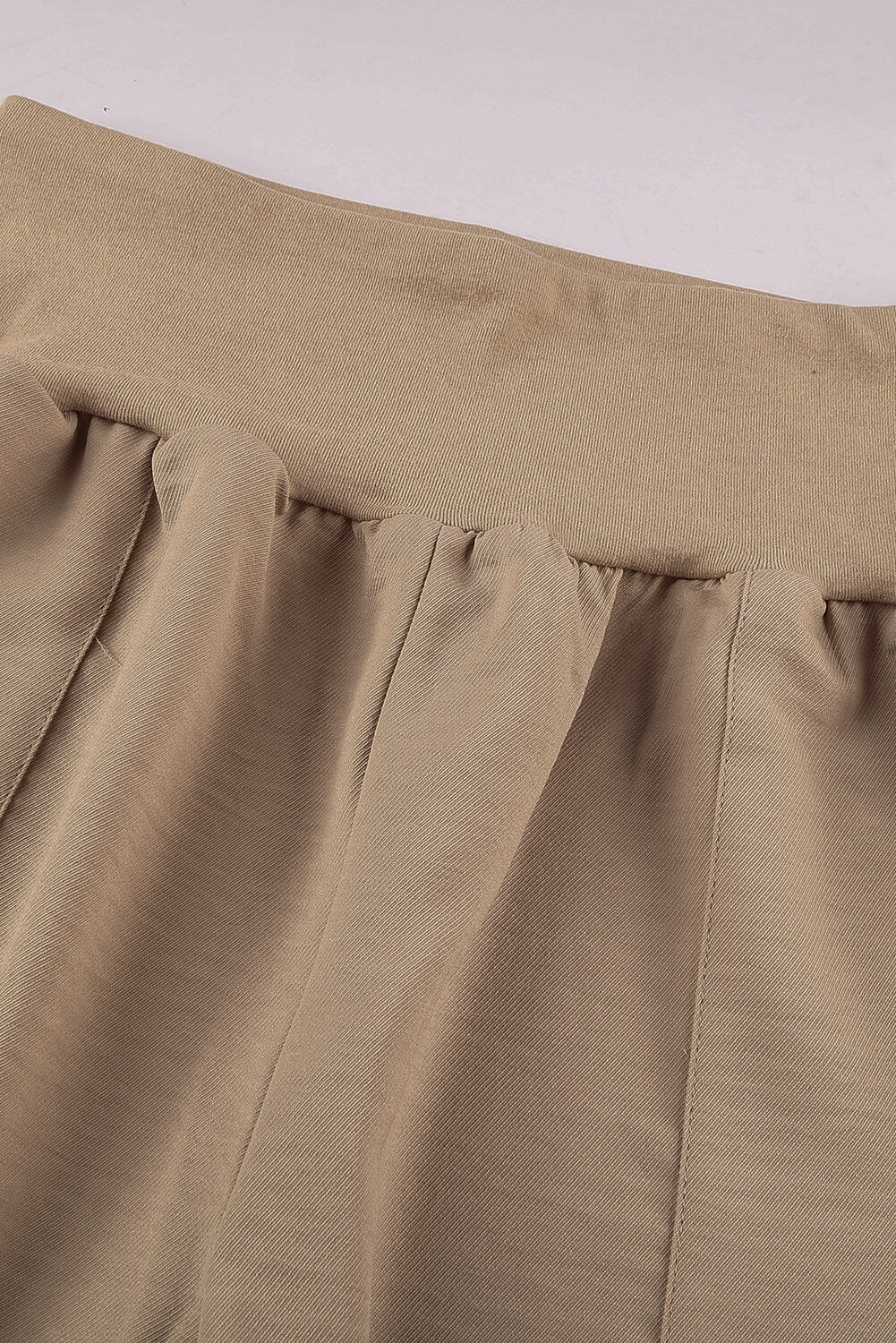 Khaki pocketed casual jogger
