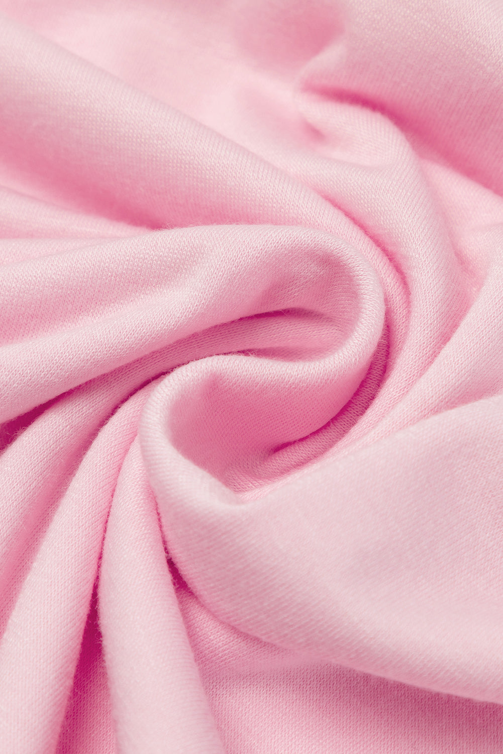 Rosa v-ausschnitt mit versteckten taschenschlitzen maxi-t-shirt-kleid