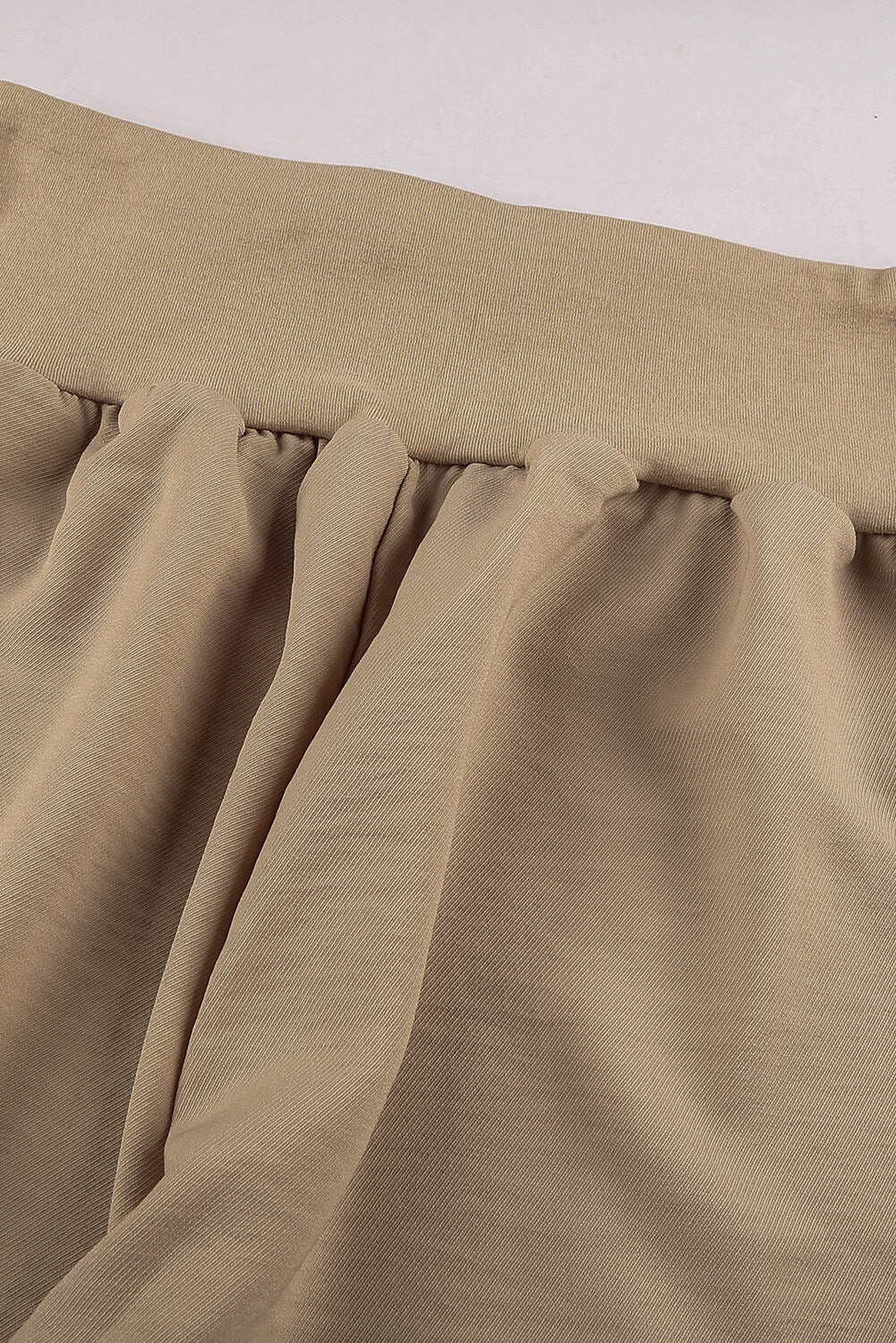 Khaki pocketed casual jogger
