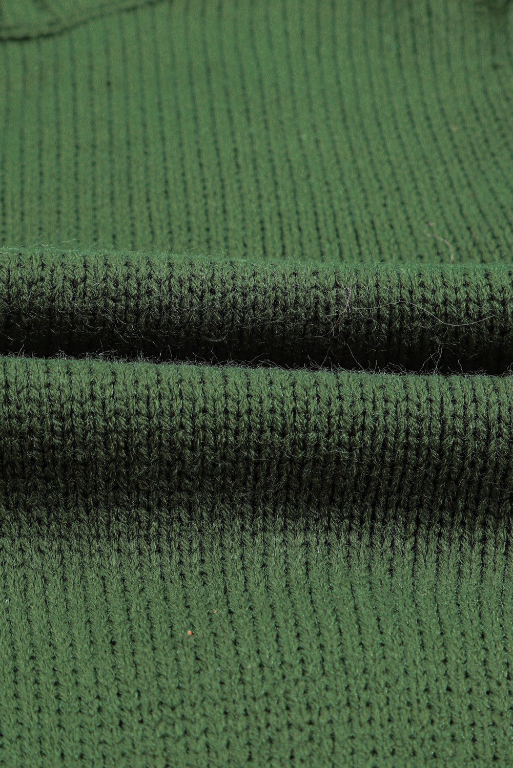 Grün fronttaschen knöpfe strukturierte strickjacke