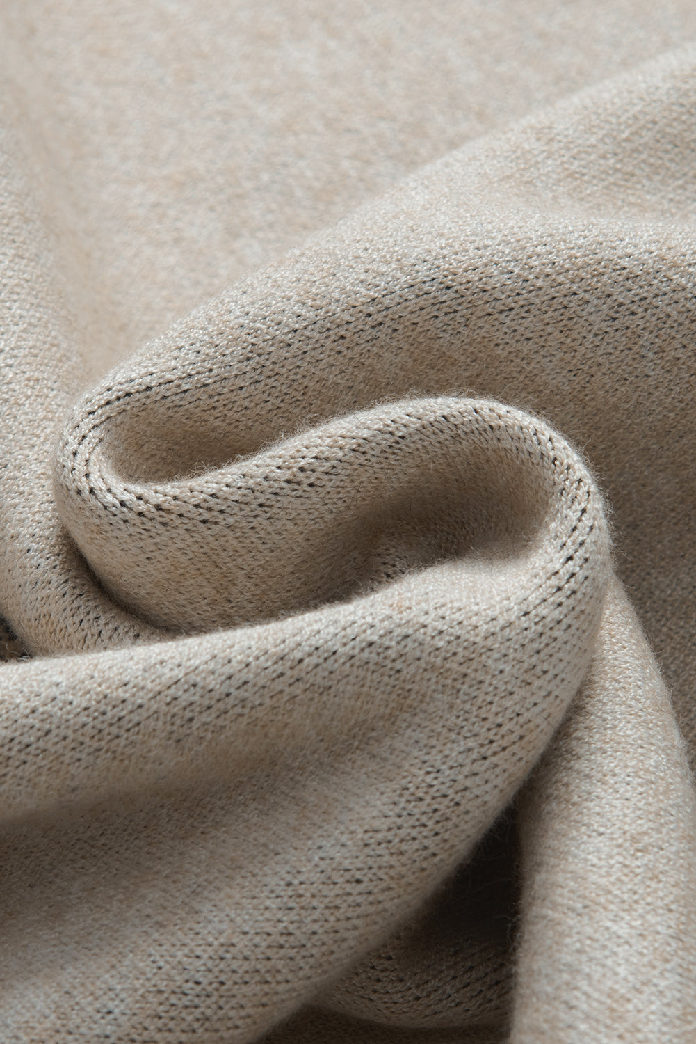 Apricot lebhaftes gepardenmuster hoher hals kurzarmpullover