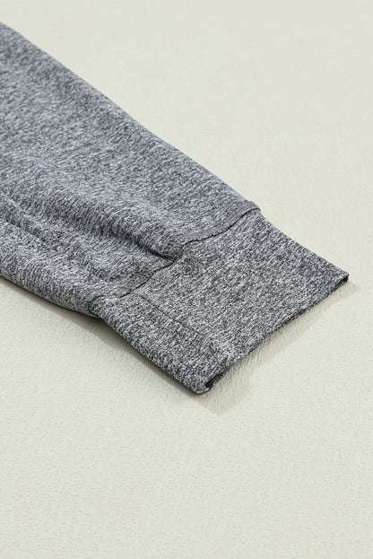 Graue jogginghose mit kordelzug an der taille