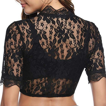 Hero | dirndl bluse mit spitzenärmeln und v-ausschnitt für frauen