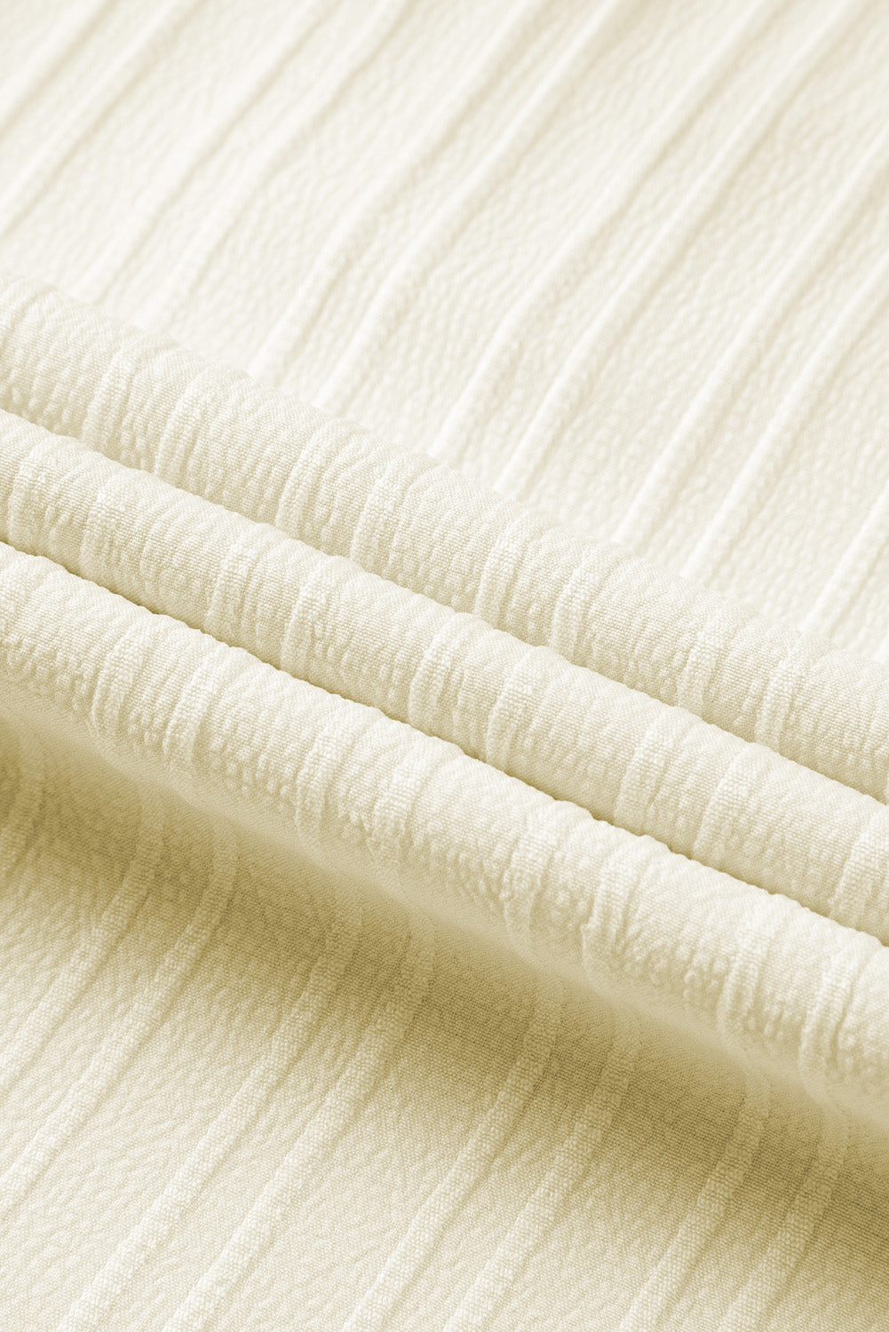 Beige plus kontrast-guipure-spitze bluse mit blütenärmeln