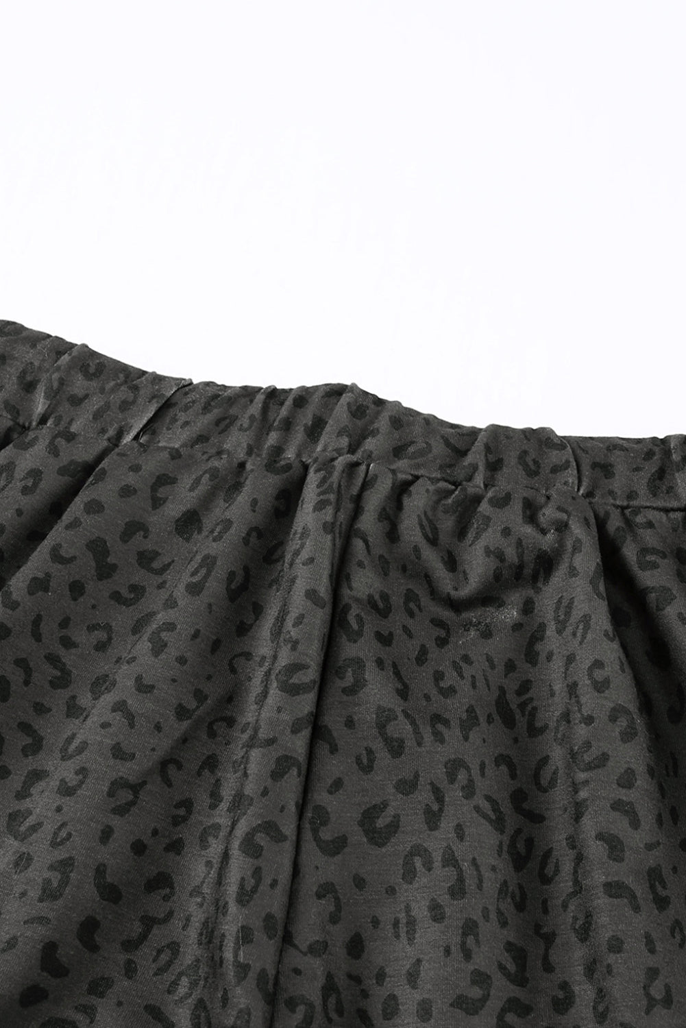 Schwarze breezy-leopard-jogginghose
