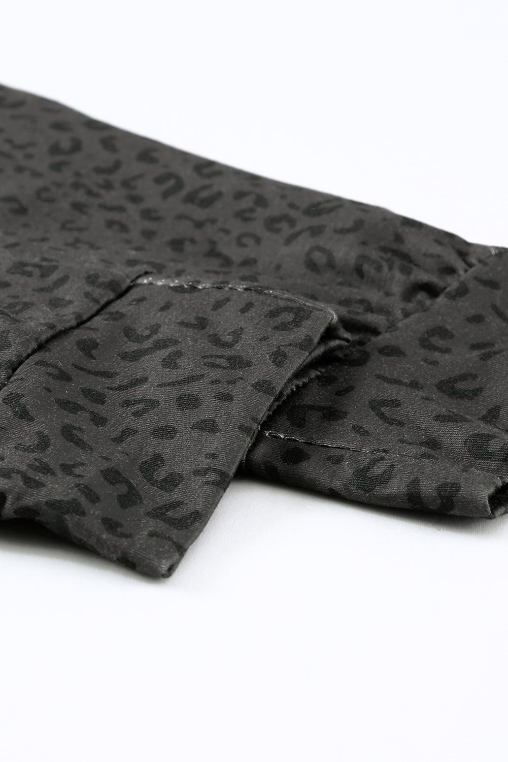 Schwarze breezy-leopard-jogginghose