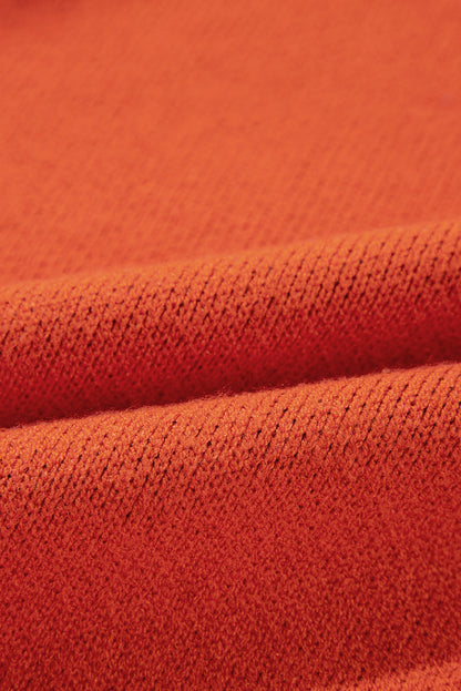Orange halloween kürbis gesicht muster drop shoulder pullover