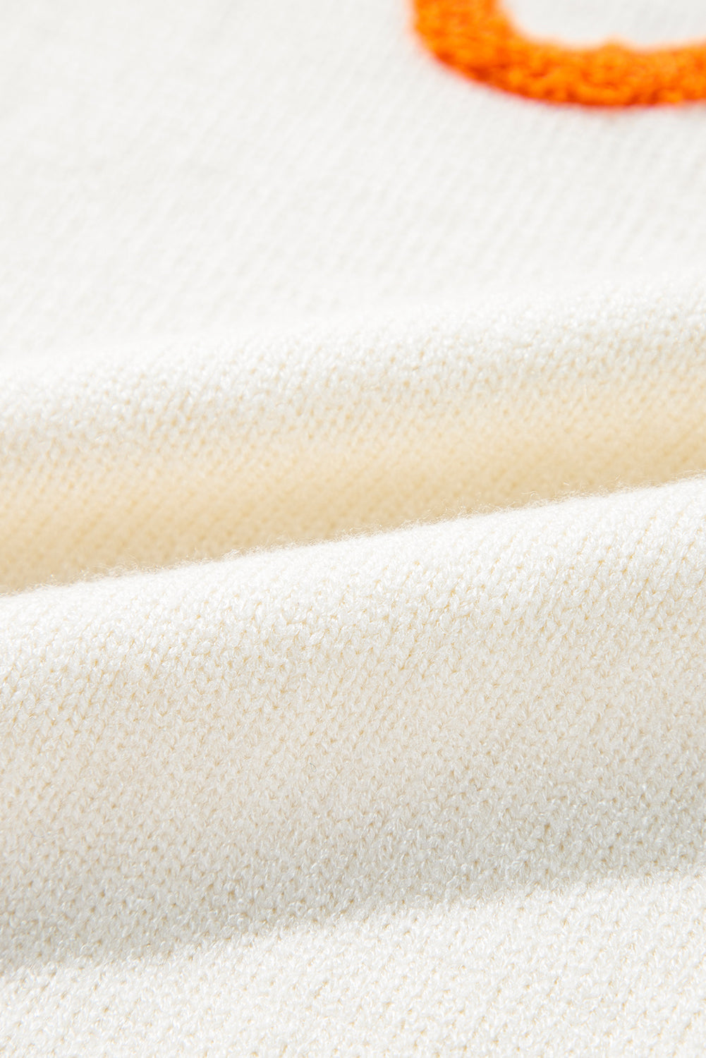 Apricot boo strickmuster gerippter rand drop shoulder pullover