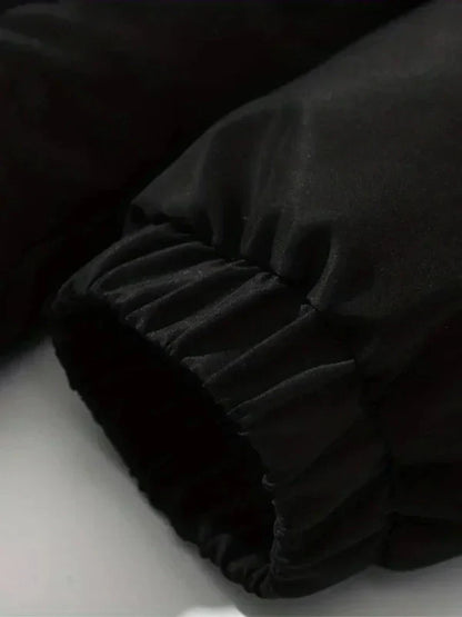 Warme damen-winterjacke mit reißverschluss – wetterfester allrounder