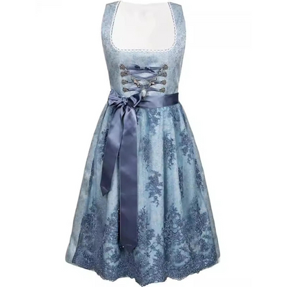 Bellatrix | dirndl kleid mit spitzenschürze und satinschleife für frauen