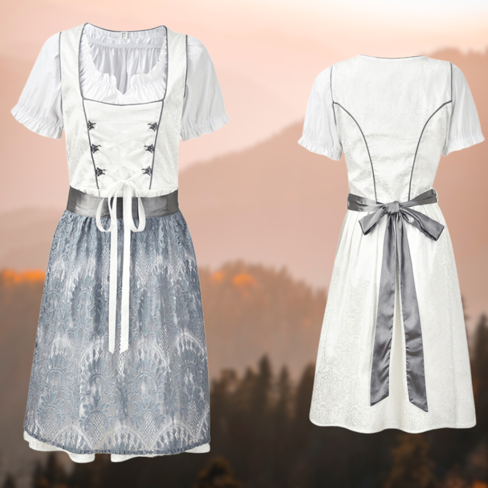 Serara | Dirndlkleid mit Spitzenschürze und zartem Satinband für Frauen