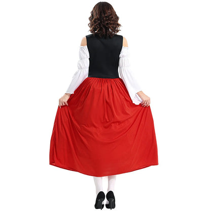 Julianna | lang dirndl mit schnürmieder und farbvielfalt für frauen