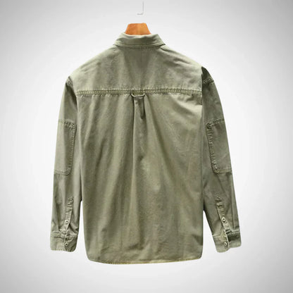 Junnie baumwoll-langarmhemd für herren