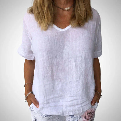 Lässiges baumwolltop von chloe – damen