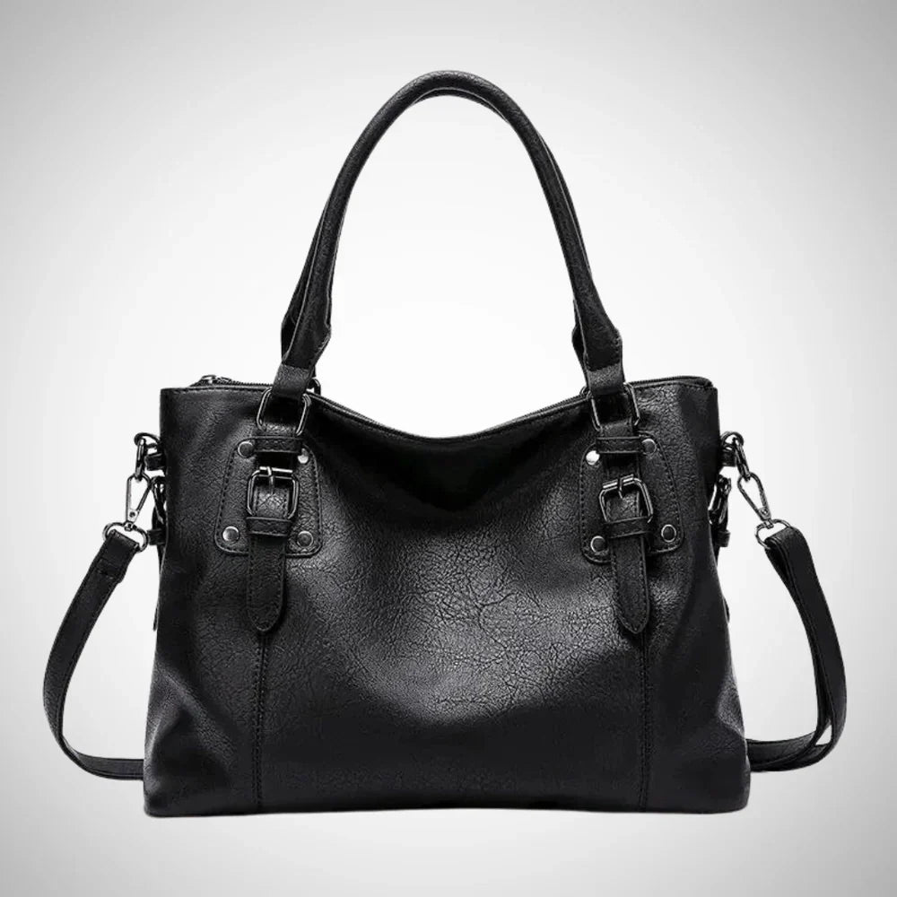 Abby wandelbare lederhandtasche – damen