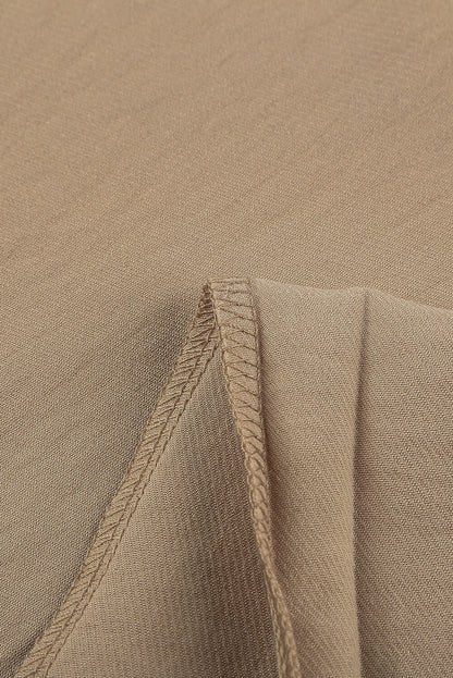 Khaki pocketed casual jogger