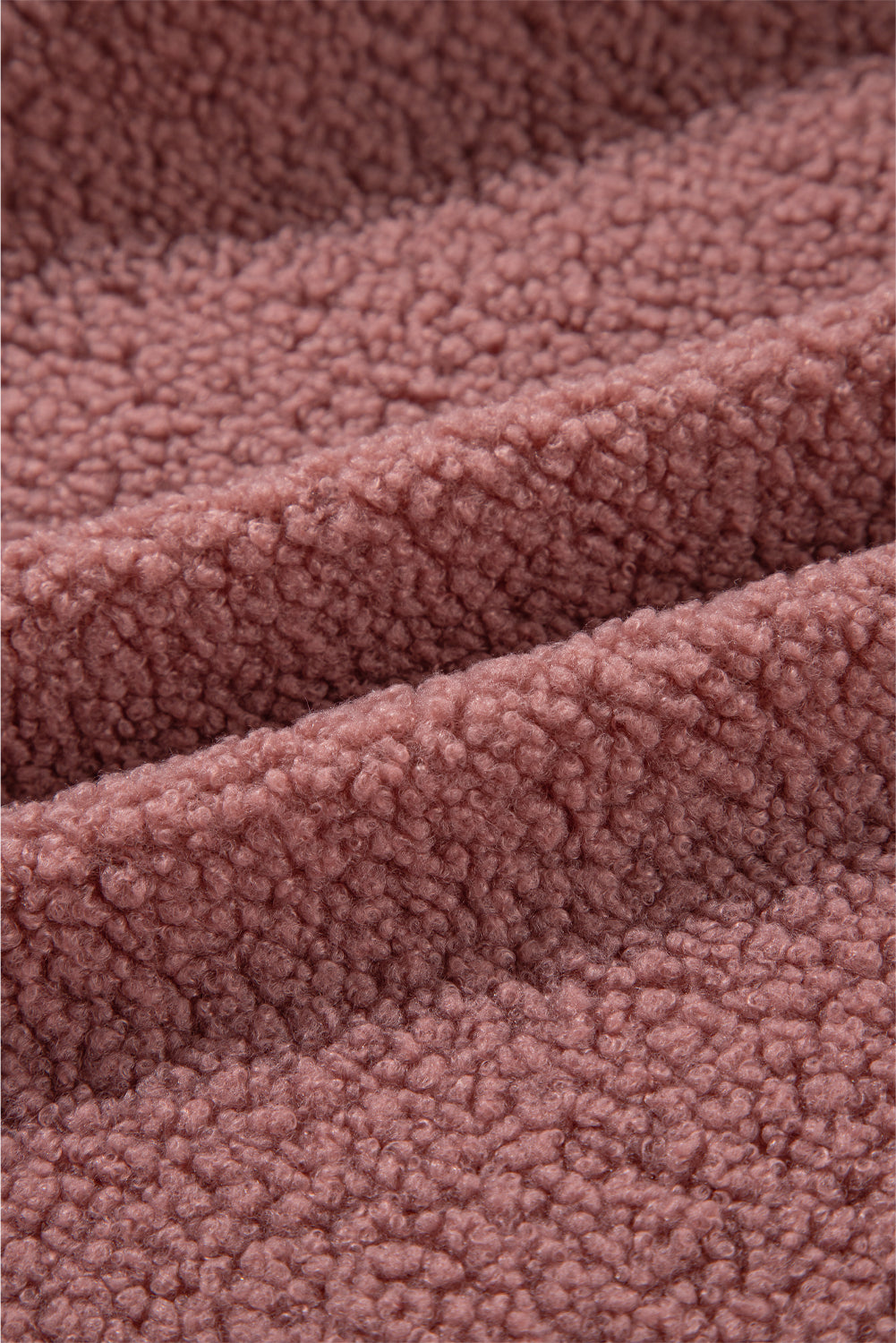 Rosa sherpa patchwork spitze elastische manschette zip up jacke