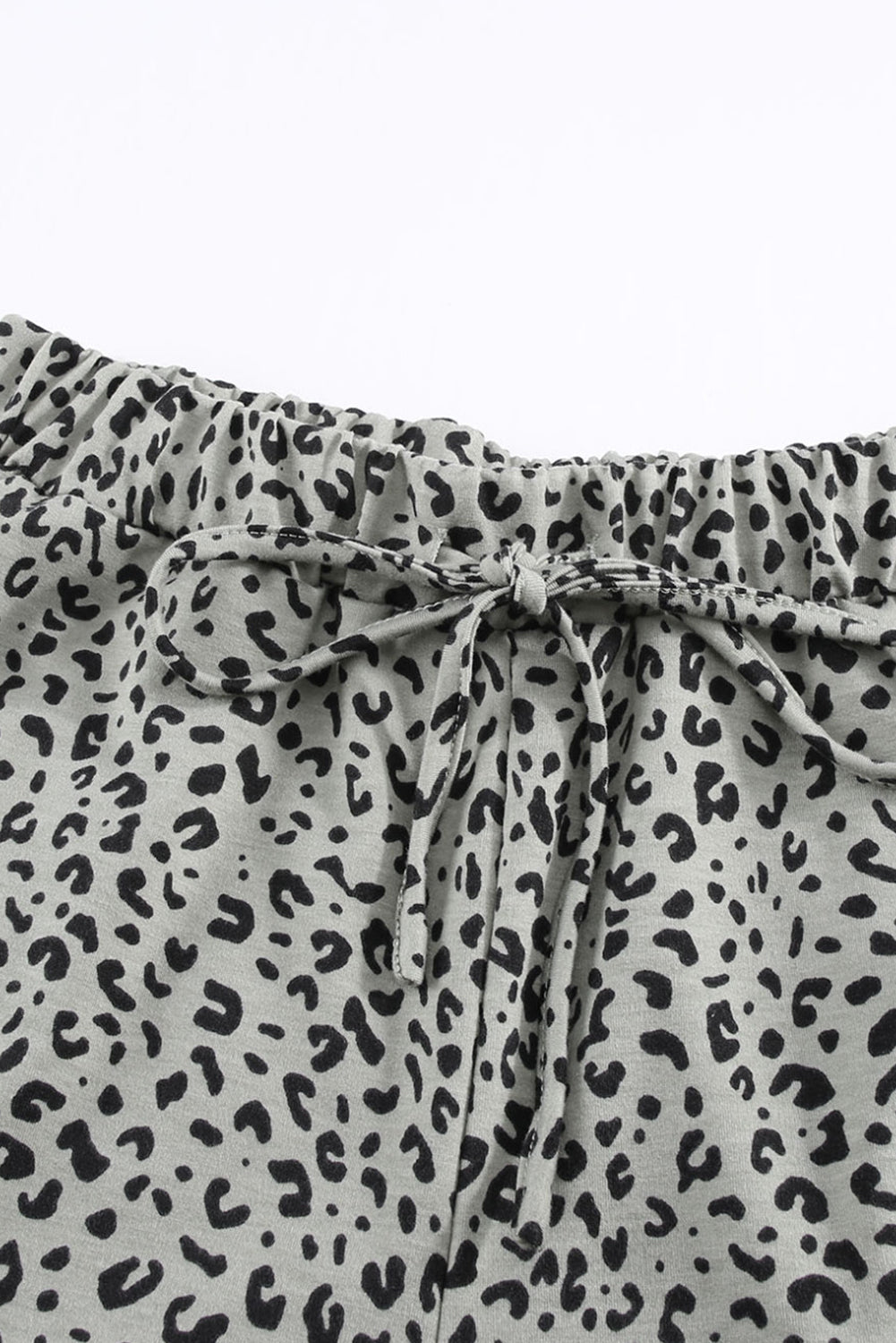 Khaki breezy leopard jogginghose