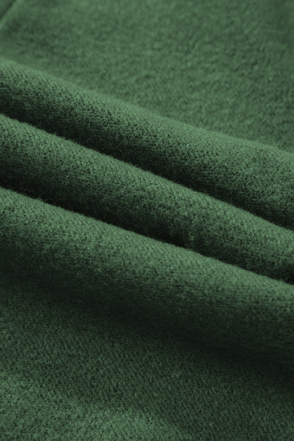 Grünes Sweatshirt Damen in Übergröße mit Rundhalsausschnitt Damen