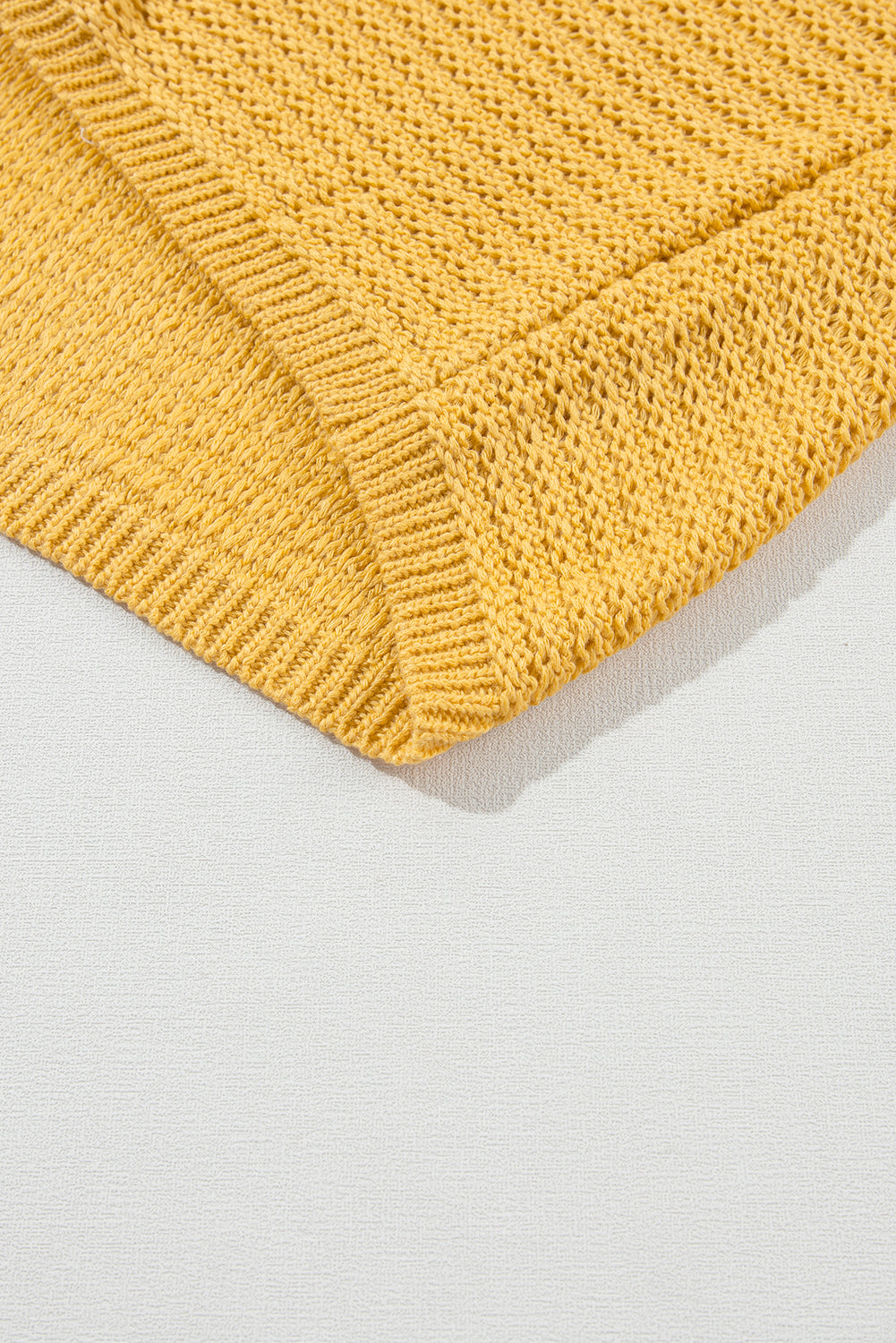 Ginger solid locker gestrickter pullover mit kurzen dolman-ärmeln